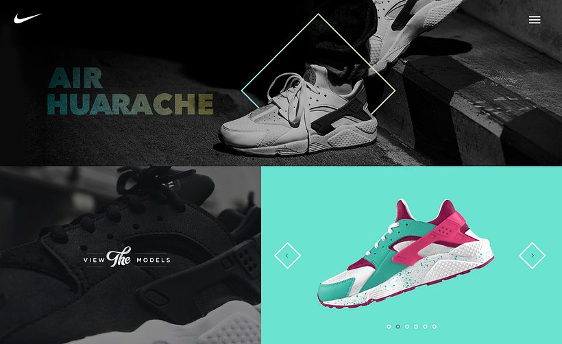 Nike - The Sneaker of the week - UX / UI