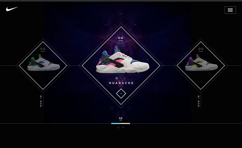 Nike - The Sneaker of the week - UX / UI