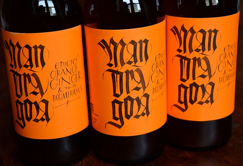 Mandràgora. Edición Orange Ginger & the Boomerangs. Cerveza con jengibre y naranja. 2