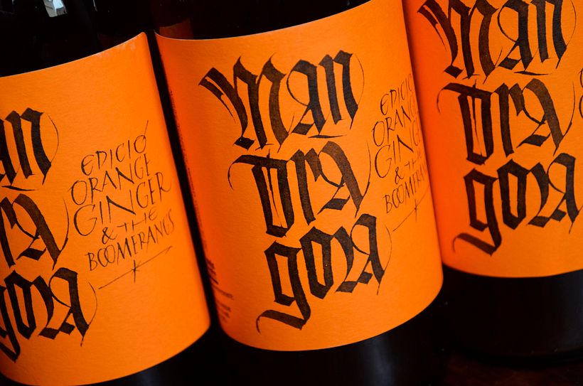 Mandràgora. Edición Orange Ginger & the Boomerangs. Cerveza con jengibre y naranja. 3