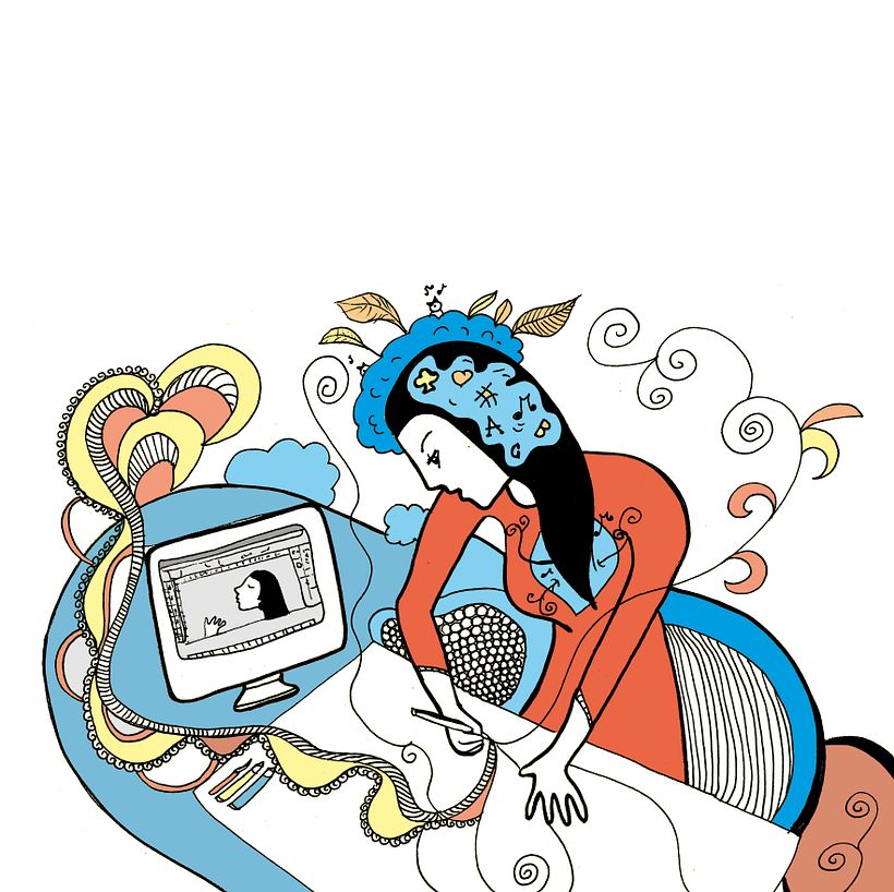 Nuevo proyecto ilustración para la revista de Creactiva 1