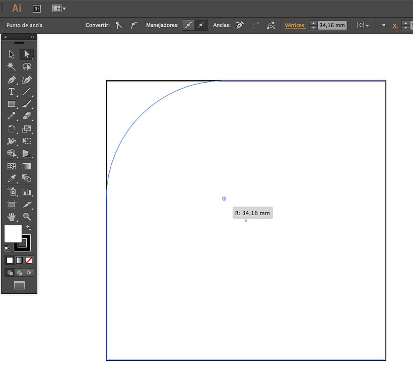 ¿Cómo redondear en esquinas en Illustrator? 1