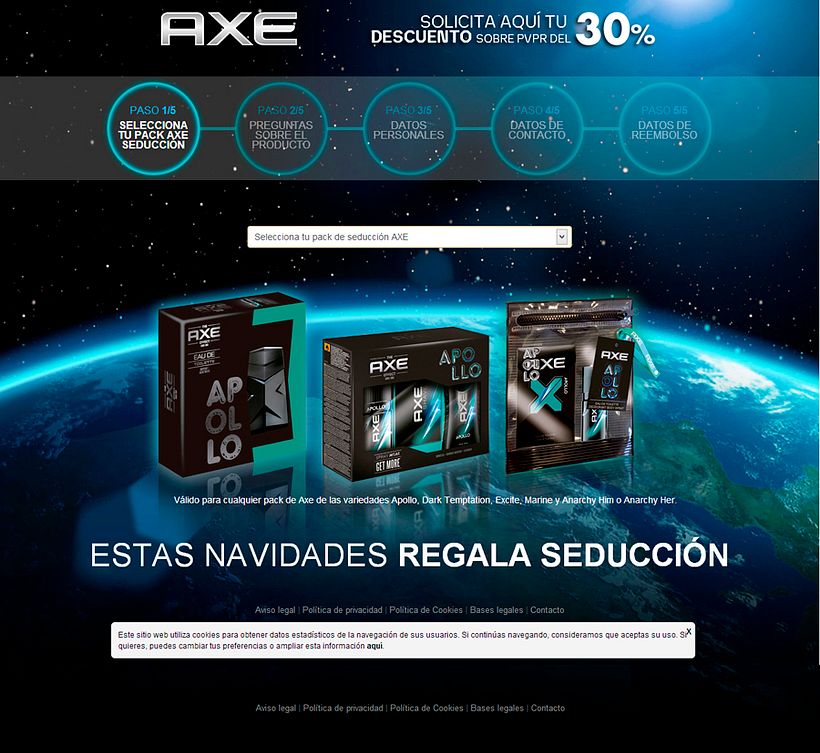 Promoción AXE Navidad 2013 1