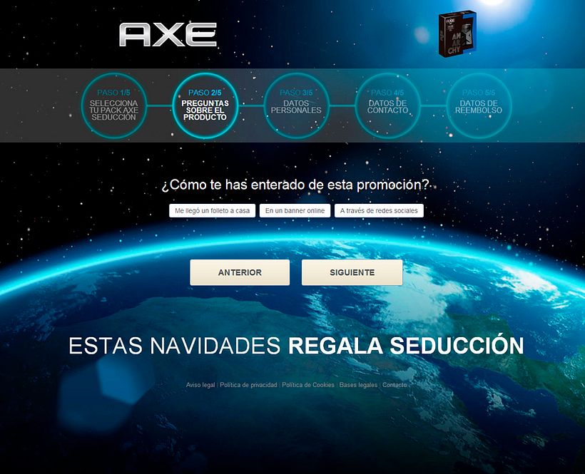 Promoción AXE Navidad 2013 2