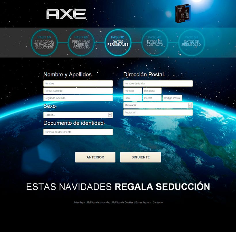 Promoción AXE Navidad 2013 3