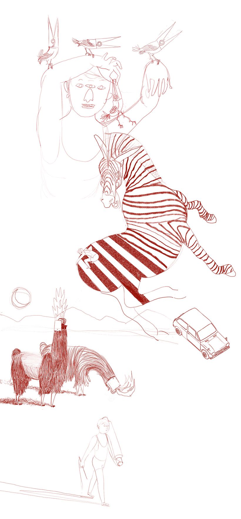 Homonymos - Traditional illustration