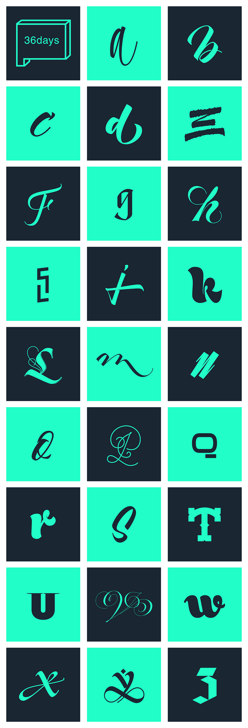 #36daysoftype 2nd ed. (2015) 0