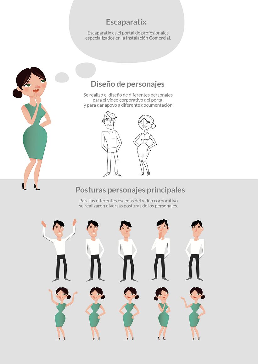 Motion graphic y diseño de personajes 0