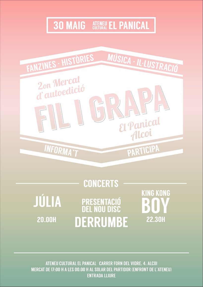 II Mercat autoedició " Fil i Grapa " a Alcoi 1