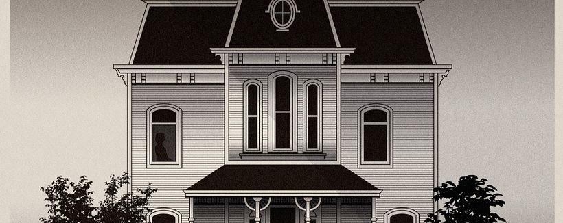Psycho - Traditionelle Illustration