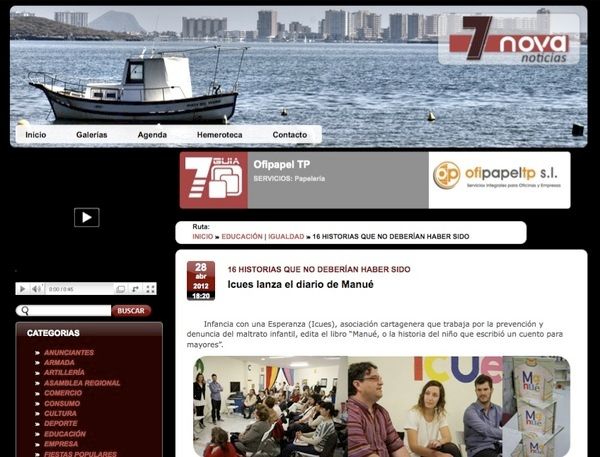 Manué. O la historia del niño que escribió un cuento para mayores. 16