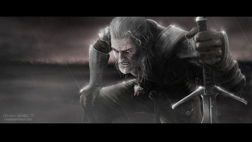 Witcher Fan Art by Cristian Sánchez -1