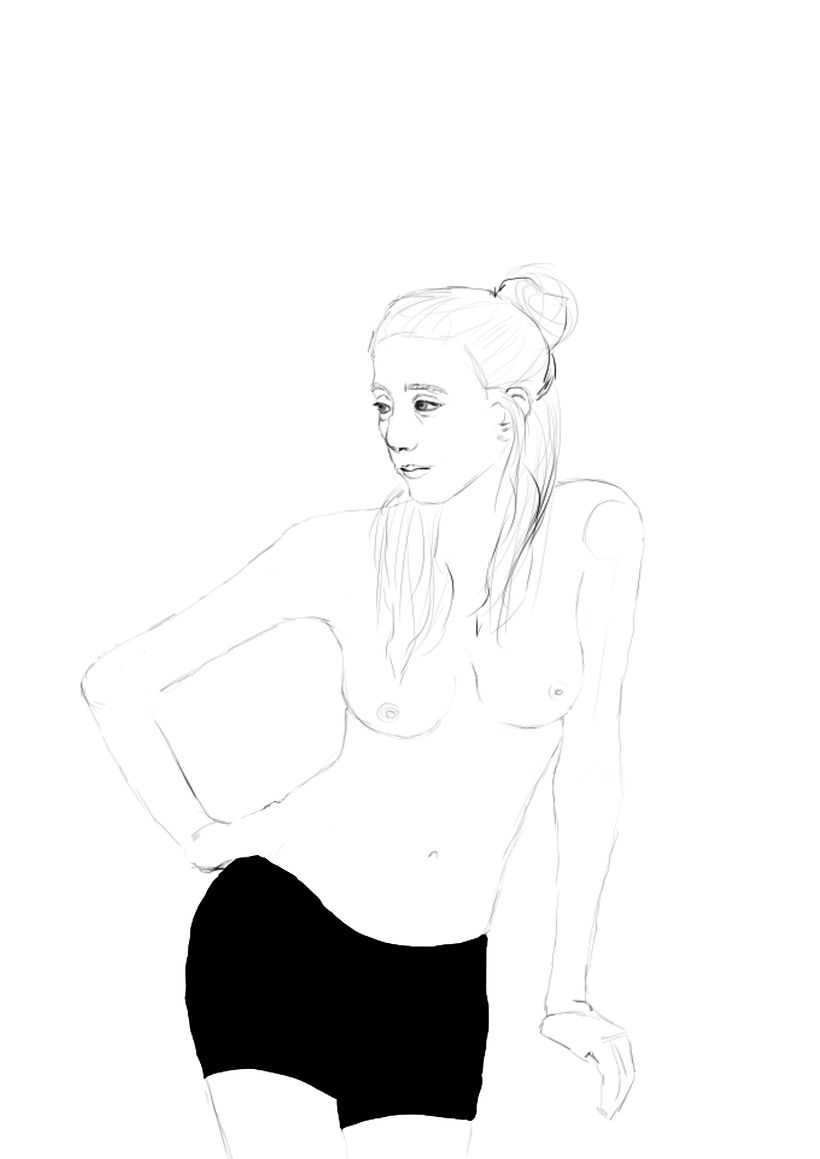 Nenas(sketches) - Traditionelle Illustration