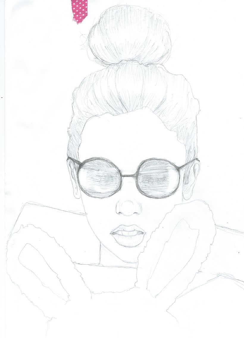 Nenas(sketches) - Traditionelle Illustration
