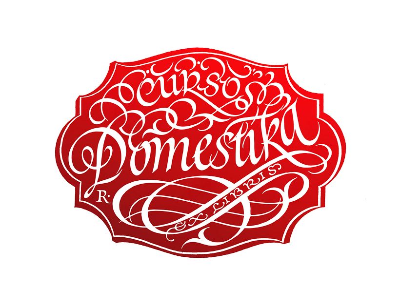 Mi Proyecto del curso Caligrafía para un Ex libris 1