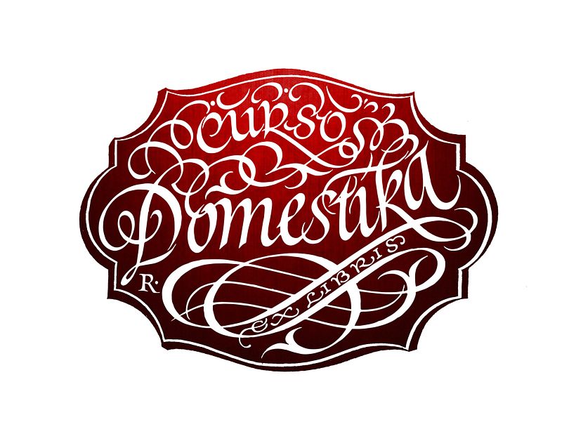Mi Proyecto del curso Caligrafía para un Ex libris 2