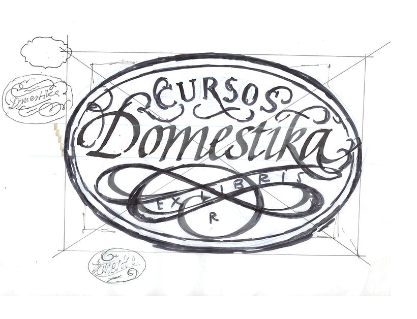 Mi Proyecto del curso Caligrafía para un Ex libris 8