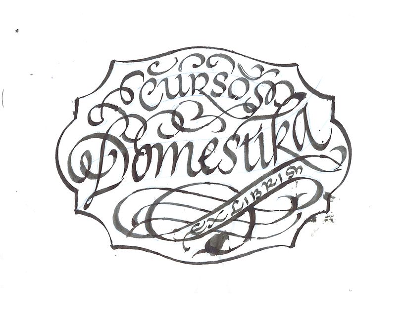 Mi Proyecto del curso Caligrafía para un Ex libris 7