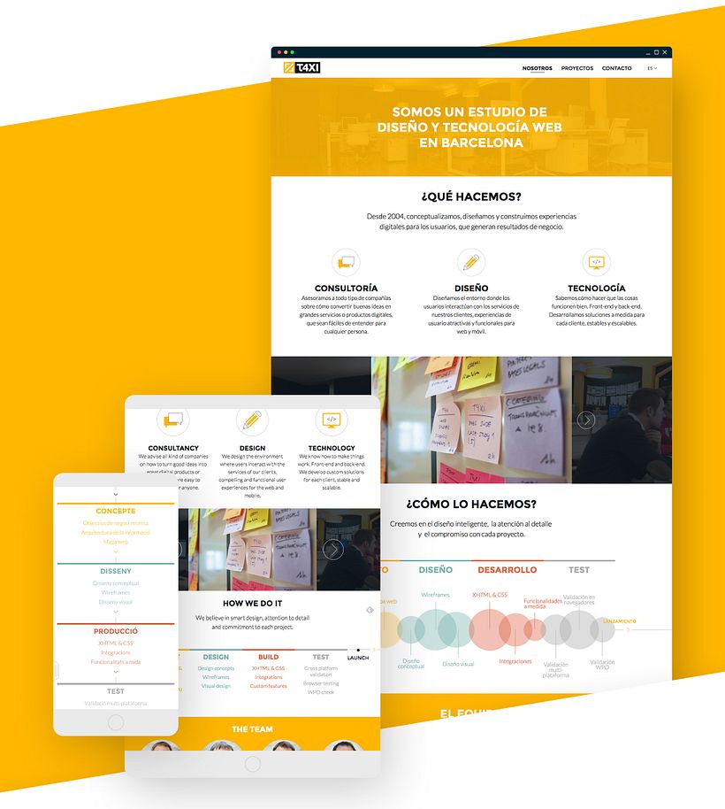 Web corporativa T4XI 4
