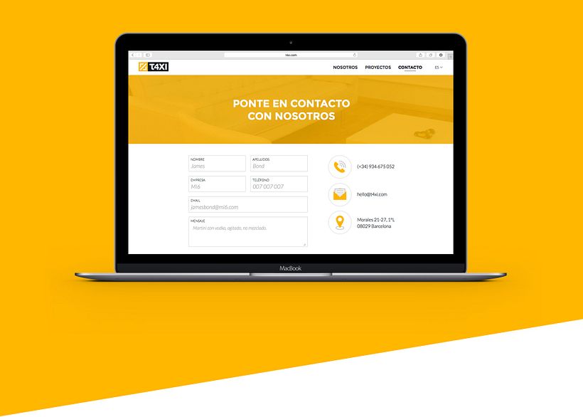 Web corporativa T4XI 6