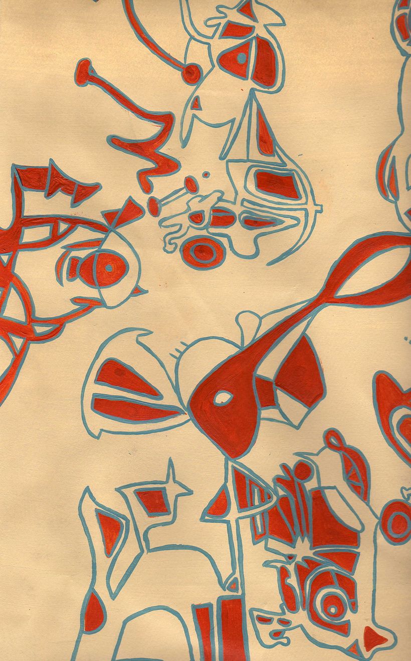 Diseño textil. T.P:Trabajo de lìneas -1