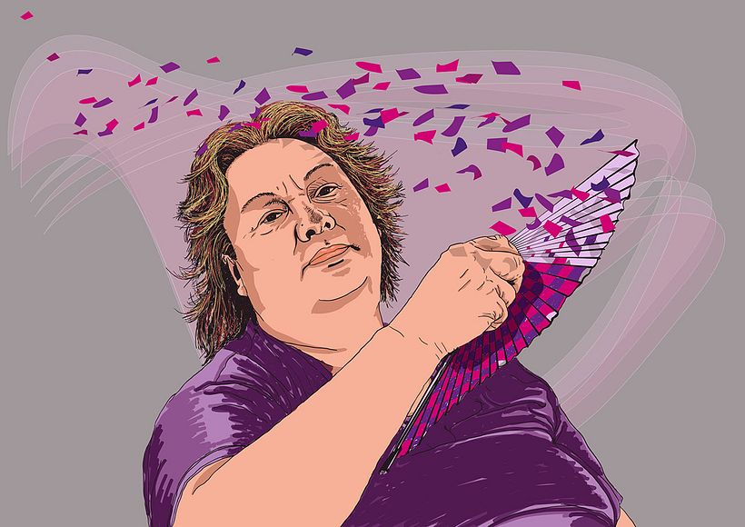 Retratos multicolor (illustrator) 6