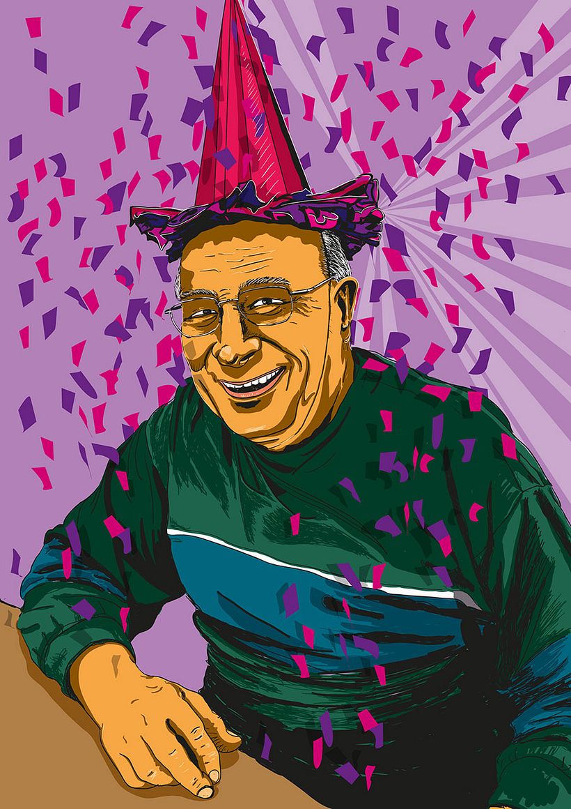 Retratos multicolor (illustrator) 2