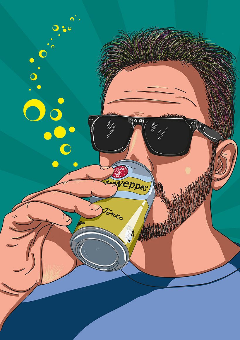 Retratos multicolor (illustrator) 1