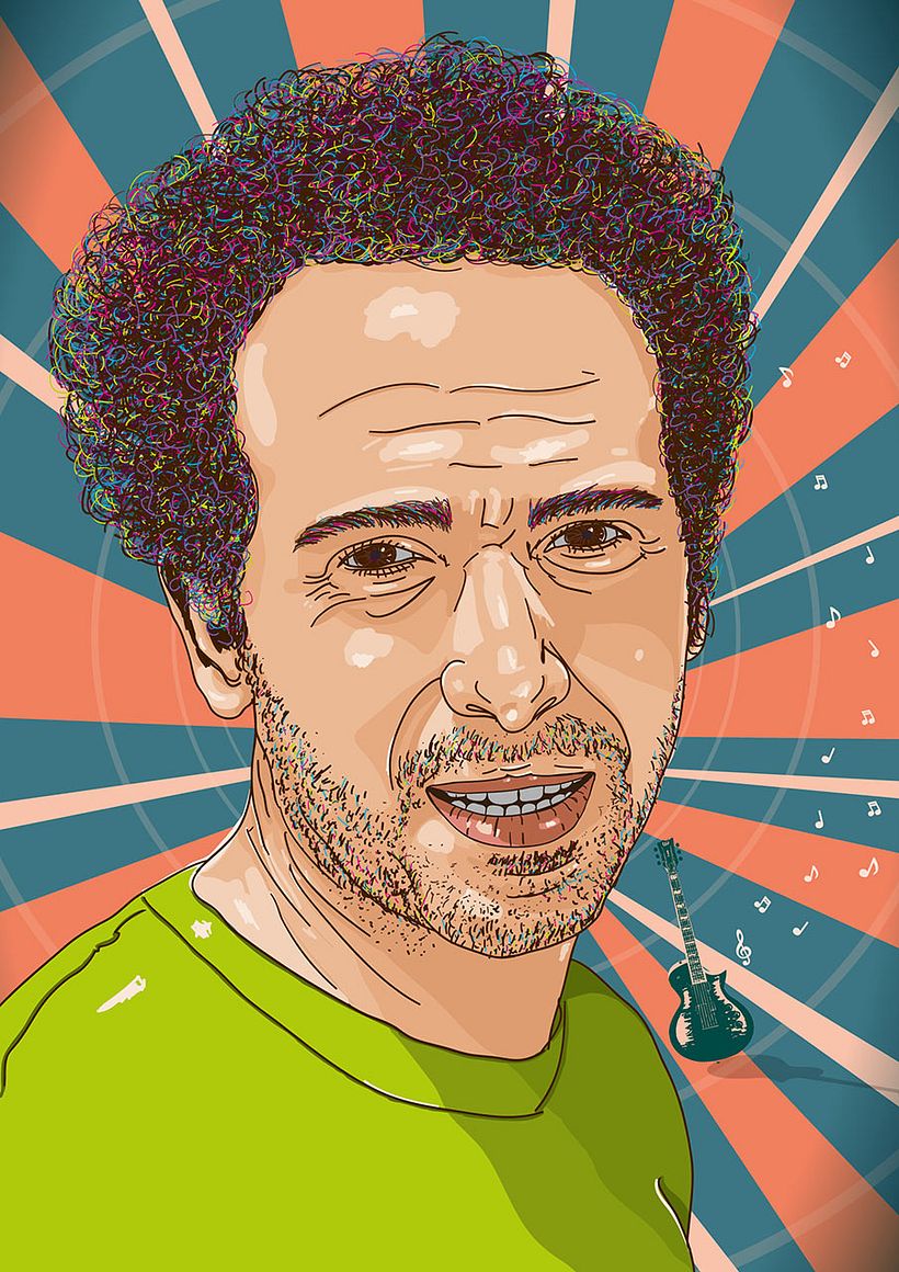 Retratos multicolor (illustrator) 3