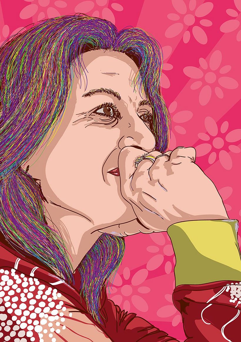 Retratos multicolor (illustrator) 4