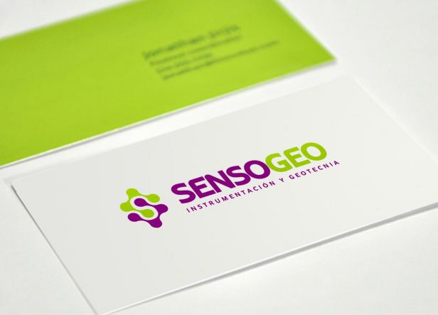 Diseño de logotipo para Sensogeo, una empresa de ingeniería que presta servicios de instrumentación y geotecnia. 1