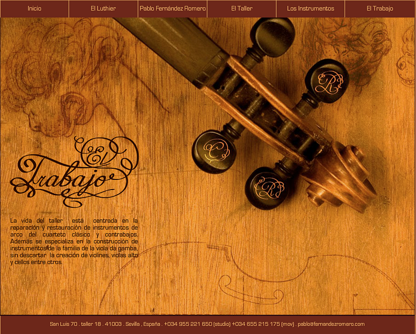 Web Pablo Fernández Romero Luthier 7