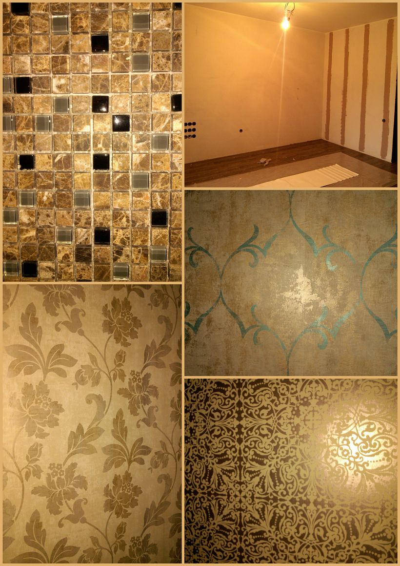 Pared pintada "flores" 0
