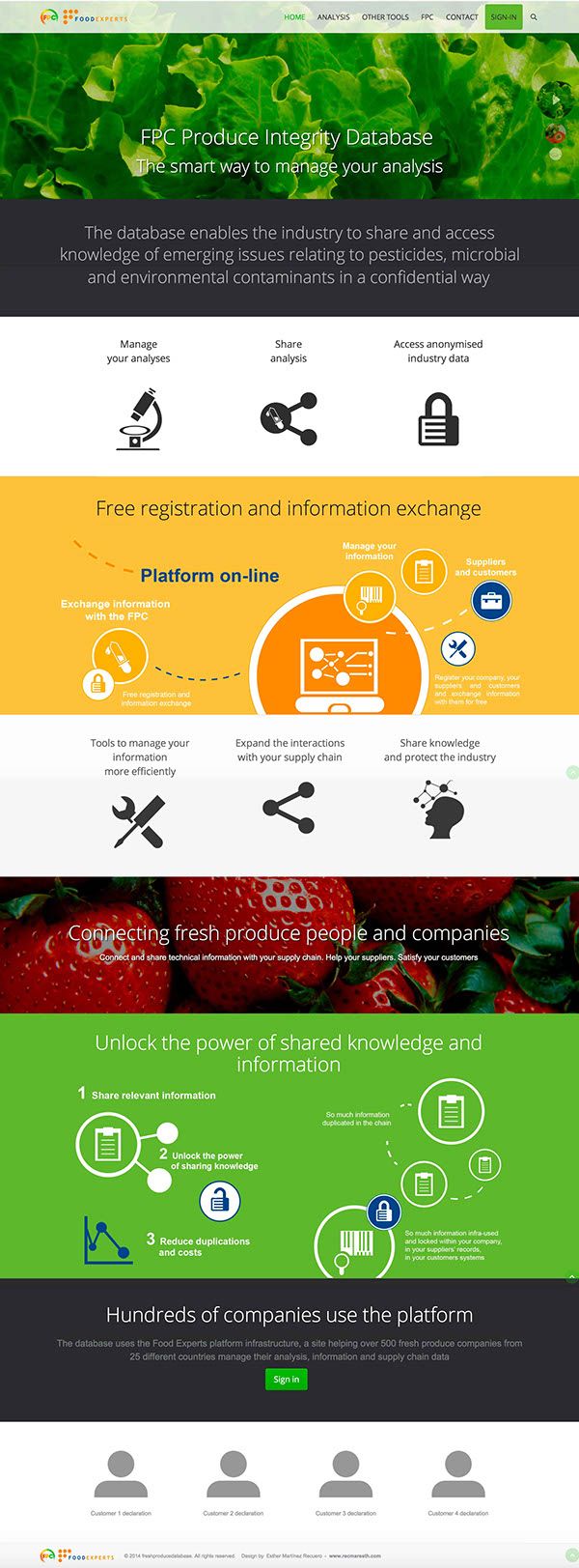 Diseñadora web freelance FOODEXPERTS 0
