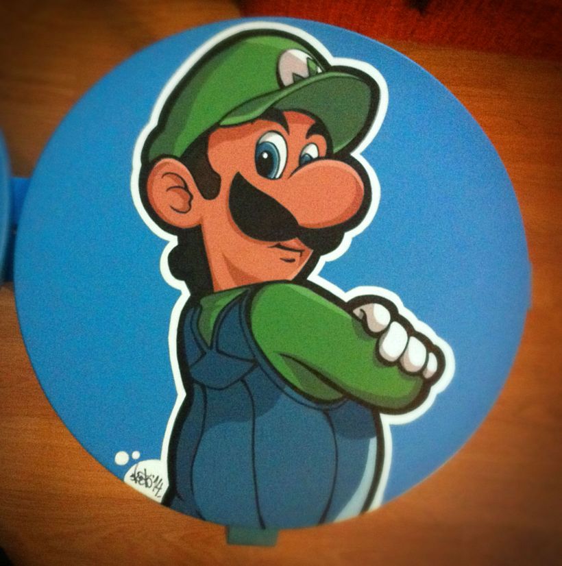 Taburetes Personalizados Pintados a Mano. 21