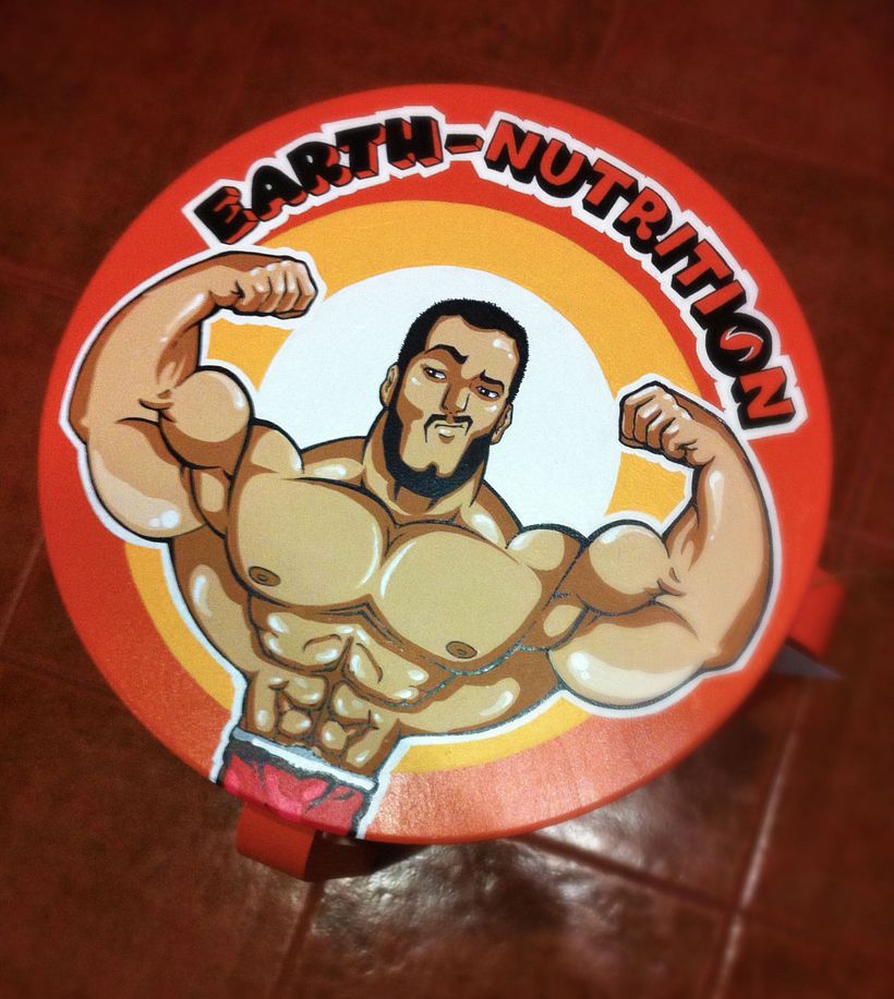 Taburetes Personalizados Pintados a Mano. 39