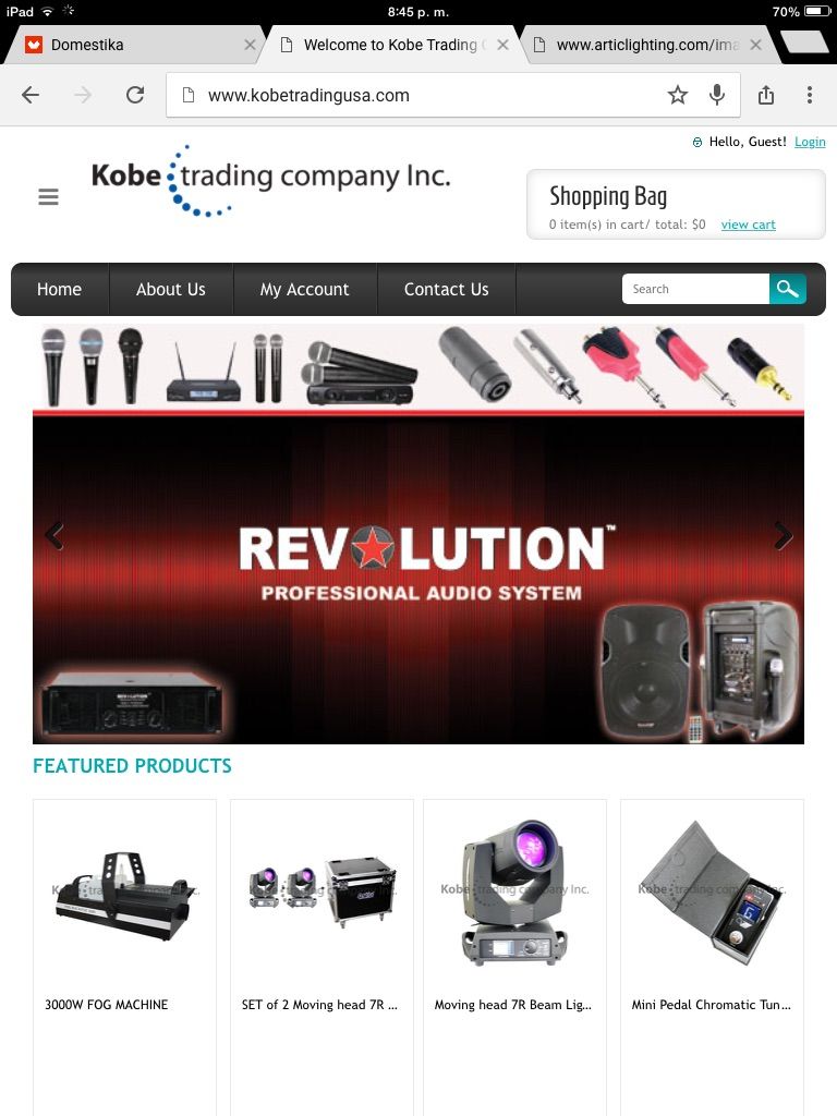Imagen corporativa de kobetradingusa  y sus productos -1