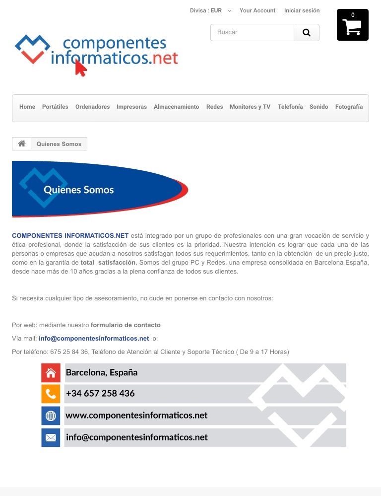 Imagen corporativa de componentes informaticos 0