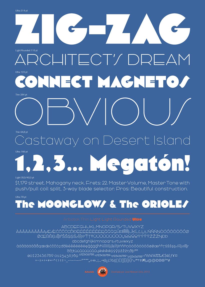 Arbotek, la arquitectura en tipografía 1