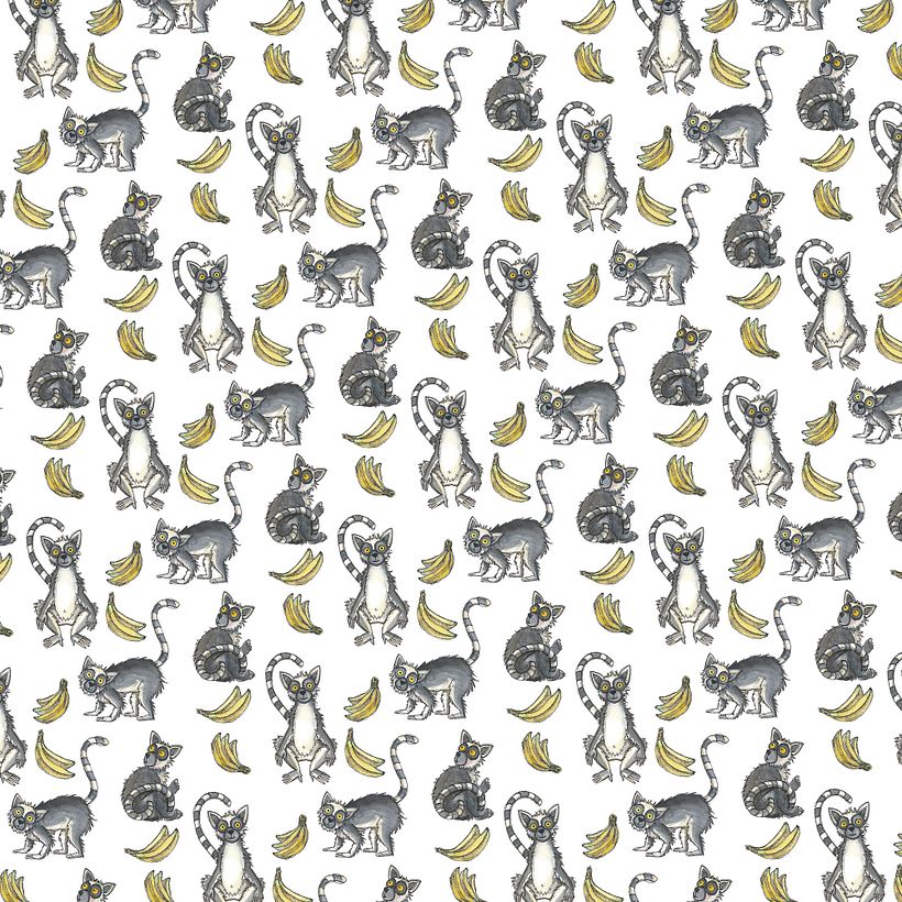 Lemurs & bananas -1