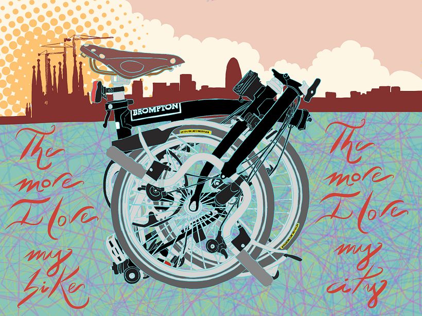 The more I love my bike the more I love my city. -1