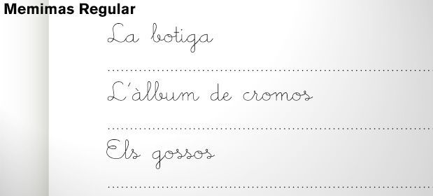 Memimas, una tipografía para los libros infantiles 1