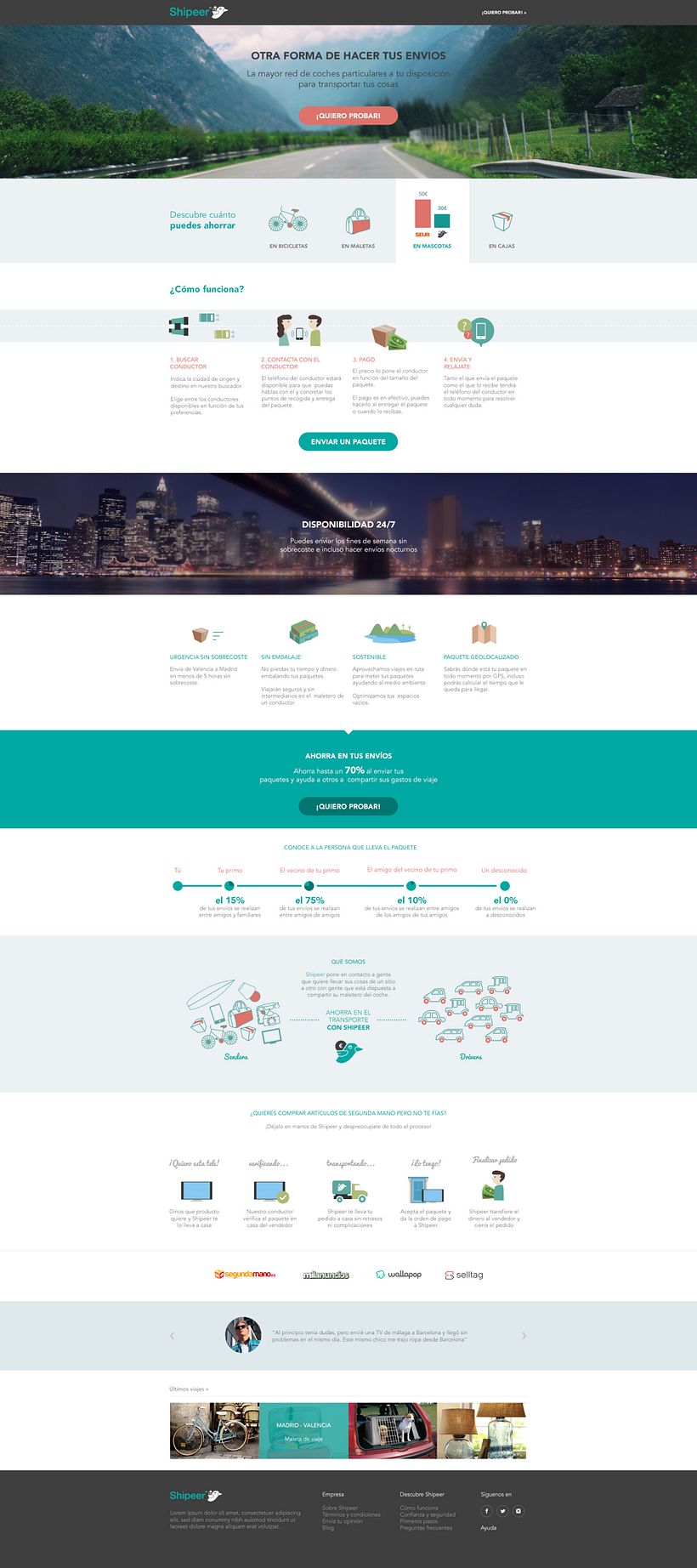 Landing Page Shipeer 3