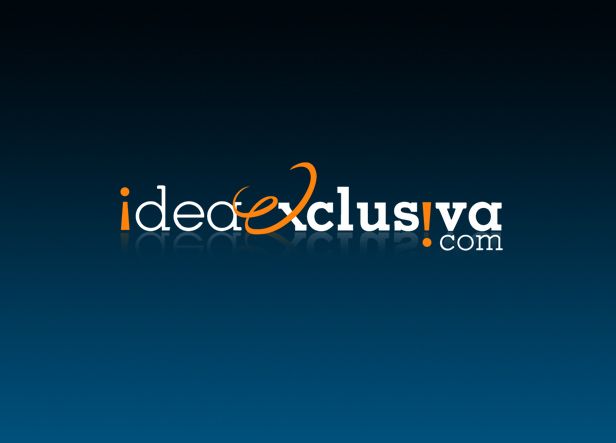 Diseño de logotipo para ideaexclusiva.com, una web especializada en todo tipo de regalos exclusivos para empresas, promociones, bodas, nacimientos, etc... 1