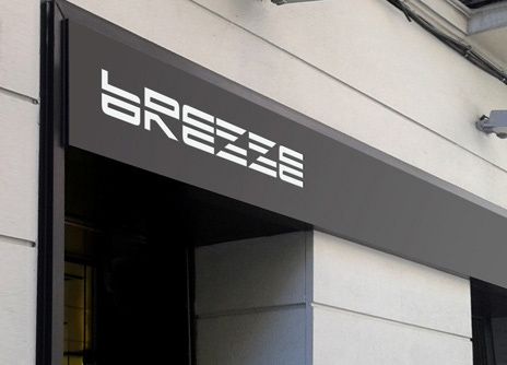 Diseño de logotipo para Brezze, una franquicia de ropa juvenil que fabrica y diseña sus propios artículos. -1