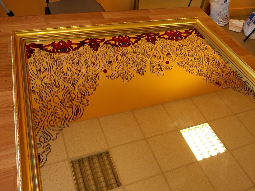 Vitrales pintados de chaijná "Chilim", Riazán (Rusia)  15