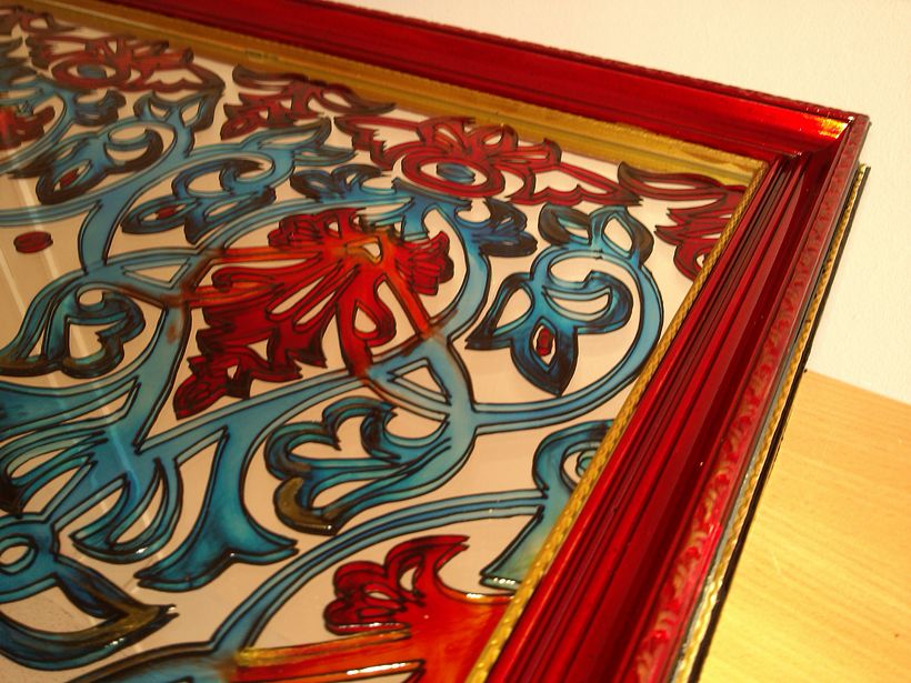 Vitrales pintados de chaijná "Chilim", Riazán (Rusia)  20