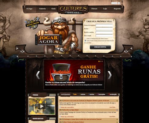 Design Web site Juego Cultures Online -1