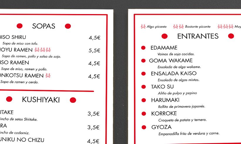 Branding Restaurante Japonés "KIRAI" 10