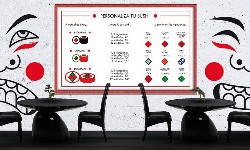 Branding Restaurante Japonés "KIRAI" 12